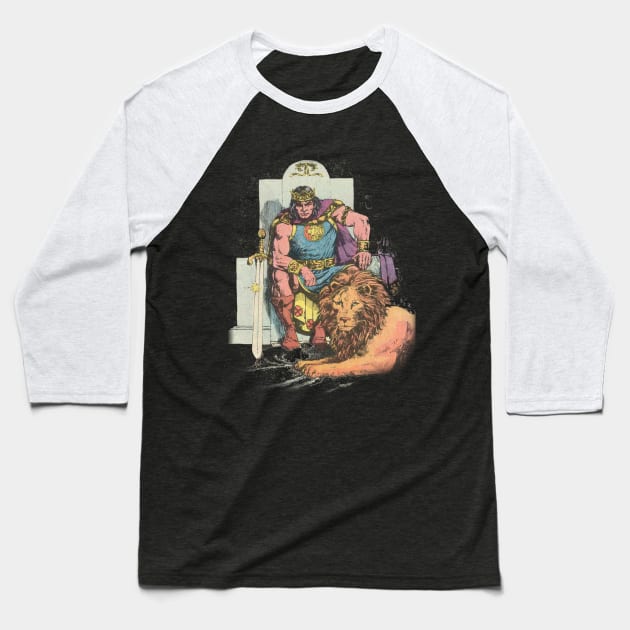 King Conan Baseball T-Shirt by BladeAvenger